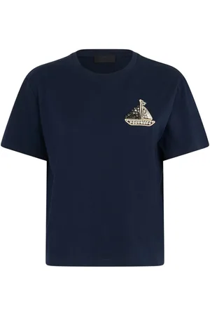 Liu Jo T-shirt med rhinstensudmykket båd