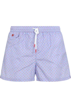 Kiton Badeshorts med mikromønster