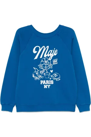 Maje Sweatshirt med logotryk