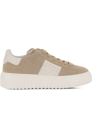 Hogan H-Stripes sneakers i ruskind