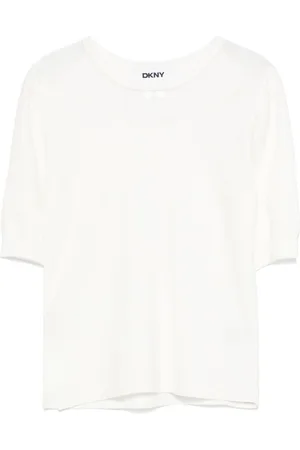 DKNY T-shirt med gennemsigtig panel