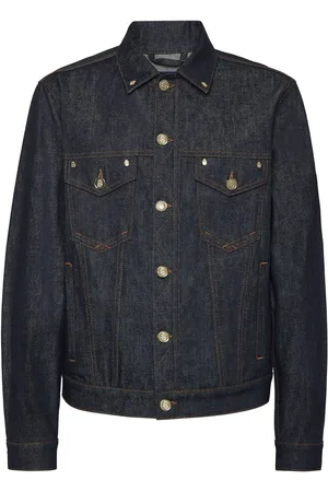 BILLIONAIRE Denimjakke med logomærke