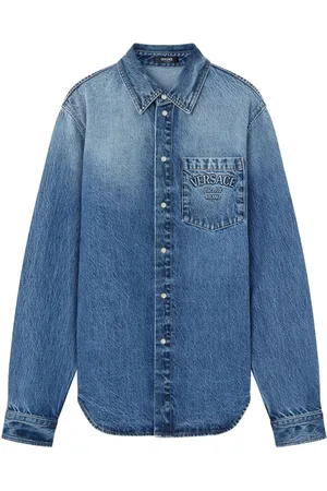 VERSACE Milano Stamp denimskjorte