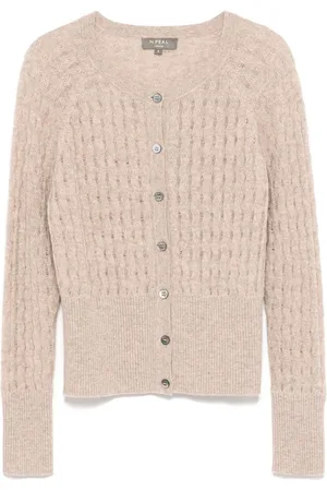 N.PEAL Ribstrikket cardigan