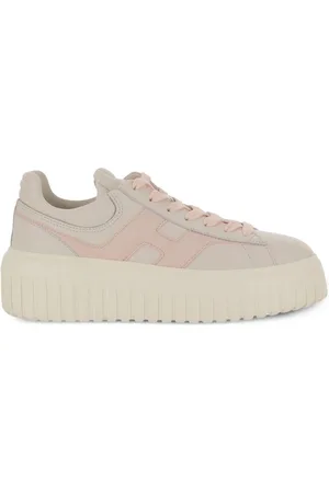Hogan H-Stripes sneakers i ruskind