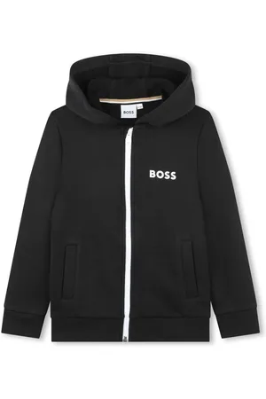 HUGO BOSS Hættetrøje med logotryk