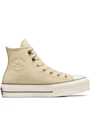 Converse Chuck Taylor All Star Lift sneakers i læder med plateausål
