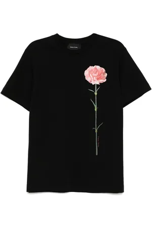 Simone Rocha T-shirt med blomstertryk