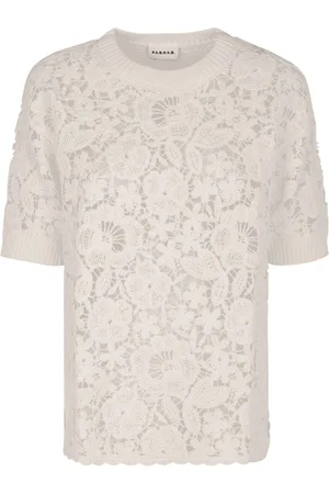 P.A.R.O.S.H. T-shirt med blomstermotiv