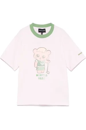 Emporio Armani T-shirt med mærkedetalje