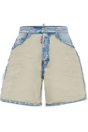 Dsquared2 Denimshorts med paneler