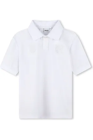 HUGO BOSS Polo med broderet våbenskjold