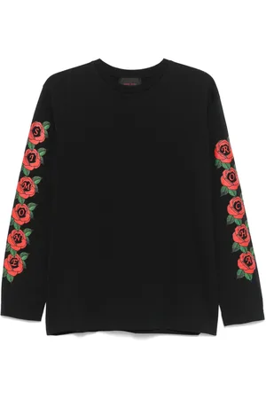 Simone Rocha Cluster Rose T-shirt med logotryk