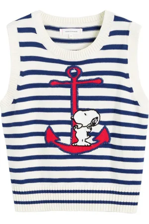 Chinti & Parker X Peanuts Snoopy-broderet vest