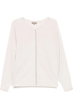 N.PEAL Metal Batwing sweater
