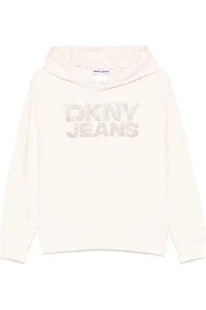 DKNY Hættetrøje med rhinsten-logo