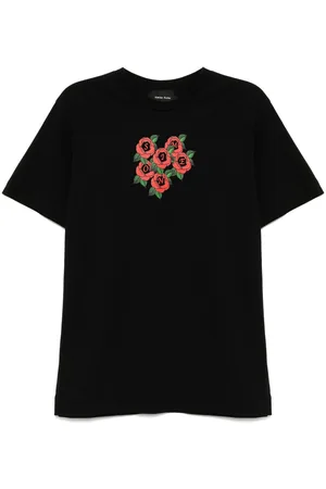Simone Rocha T-shirt med blomstertryk