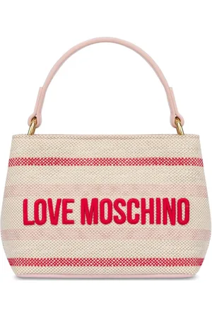 Moschino Tote med logobroderi