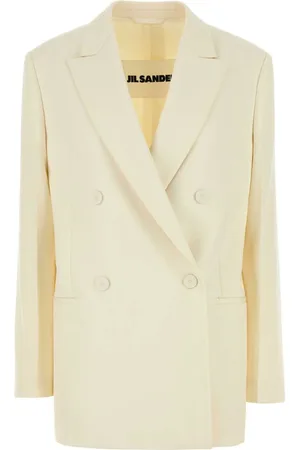 Jil Sander Dobbeltradet uldblazer