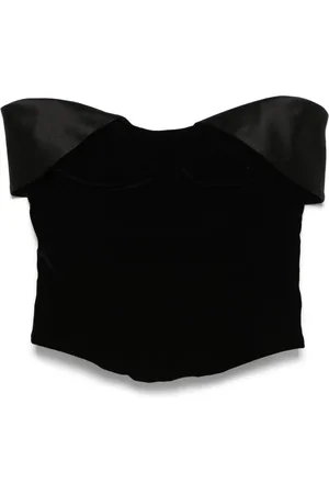 MUGLER Korsettop i velour