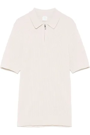 ELEVENTY Ribstrikket polo