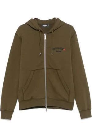 Dsquared2 Hættetrøje med logo-applikation