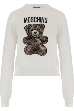 Moschino Sweater med bamse-intarsia