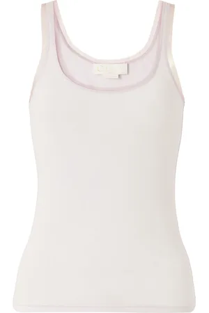 GENNY Tanktop med kontrastkant