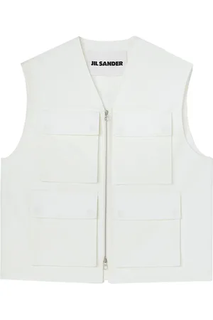 Jil Sander Cargo-vest med lynlås