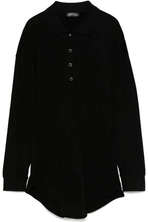 MUGLER Kort polo-kjole med korset