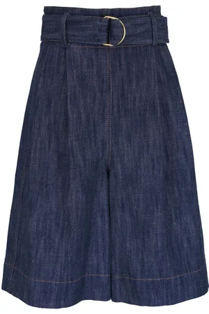 AKRIS Højtaljede denimshorts