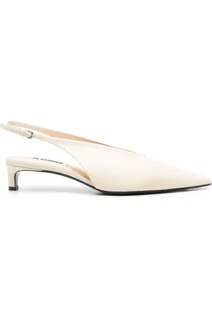 Jil Sander 40 mm pumps i læder