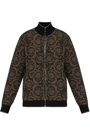 VERSACE Cardigan med baroktryk