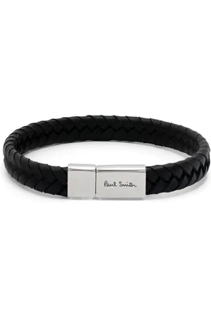 Paul Smith Flettet læderarmbånd