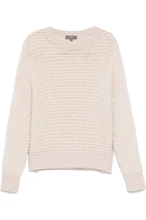 N.PEAL Sweater i strikket mesh