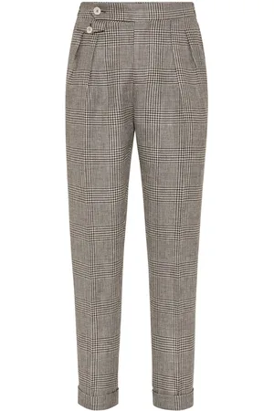 Brunello Cucinelli Prince of Wales-ternede bukser