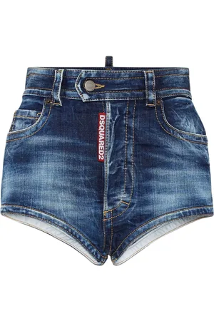 Dsquared2 Forvaskede denimshorts