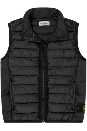 Stone Island Polstret vest med kompasmotiv