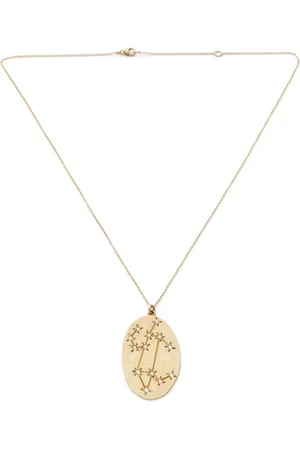 Brooke Gregson 18kt yellow gold Leo diamond necklace