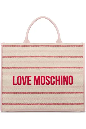 Moschino Tote med logobroderi