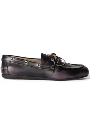 Miu Miu Loafers i læder