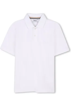 HUGO BOSS Kortærmet polo med logotryk