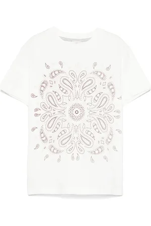 ELEVENTY T-shirt med paisleytryk