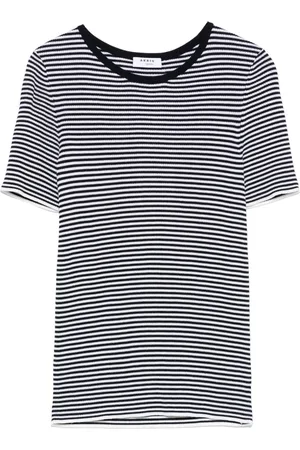 AKRIS Stribet top