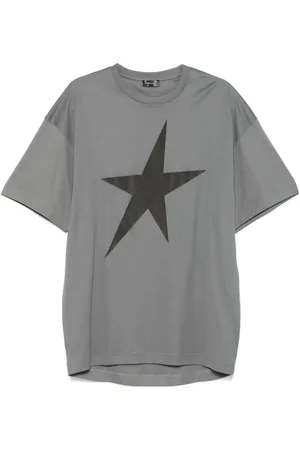 MUGLER T-shirt i velour med stjerne