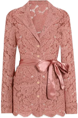Dolce & Gabbana Blomstret blondeskjorte