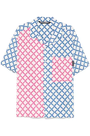 Palm Angels Skjorte med net-logo