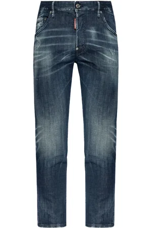 Dsquared2 Jeans med smal pasform og whiskering-effekt