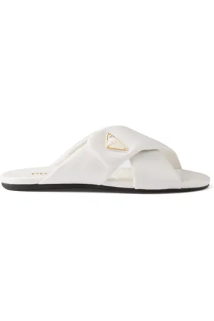 Prada Polstrede sandaler i nappa-læder