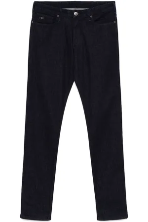Emporio Armani Smalle jeans med logoplade